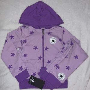 Girl’s converse hoodie and joggers set